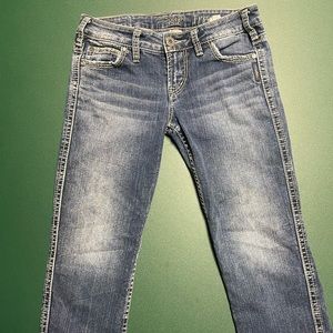 Women’s Silver Jeans Frances Capri